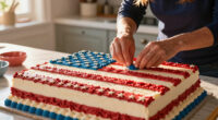 Martha Stewart Serves Huge American Flag Cake with 250 Pieces for Founding Father-Themed Party