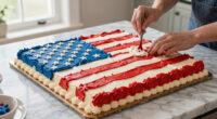 Martha Stewart Serves Huge American Flag Cake with 250 Pieces for Founding Father-Themed Party