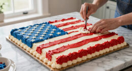 Martha Stewart Serves Huge American Flag Cake with 250 Pieces for Founding Father-Themed Party