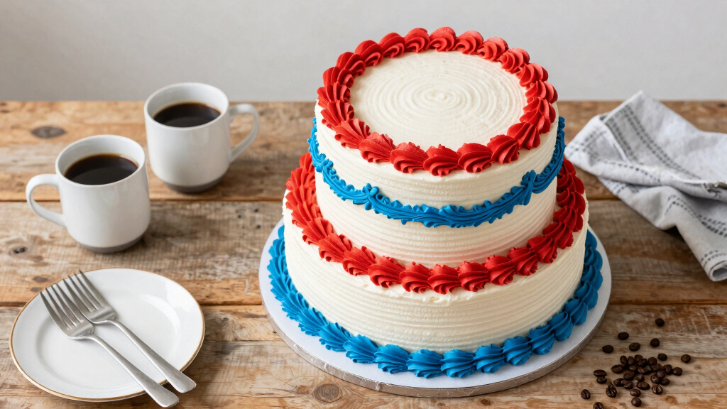 Martha's Giant Flag Cake Served 250 Guests—Here's How to Make It Yourself