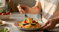 Summer Vegetable Baked Spaghetti