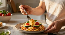Summer Vegetable Baked Spaghetti