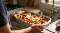 Summer Vegetable Baked Spaghetti