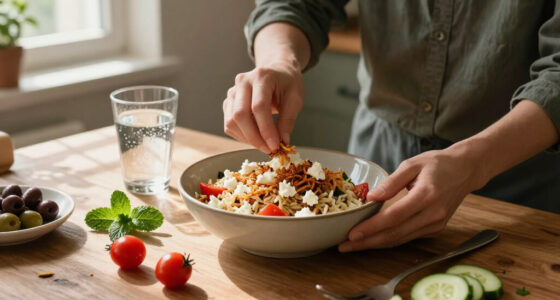 Crispy Rice Salad With Feta