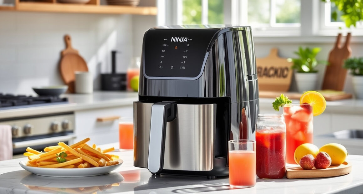 Host Effortlessly This Summer with Ninja Crispi Pro 6-in-1 Glass Air Fryer