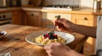 Orzotto Al Formaggio, Speck E Frutti Di Bosco
