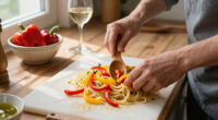 Pici In Salsa Di Peperoni Crudi