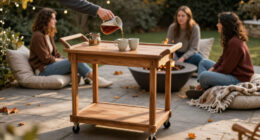 Wayfair's Selling A Cozy Outdoor Bar That's Perfect For Game Nights This Fall