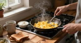 Not Milk, Not Cream: The Ingredient That Makes Scrambled Eggs Extra-Delicious